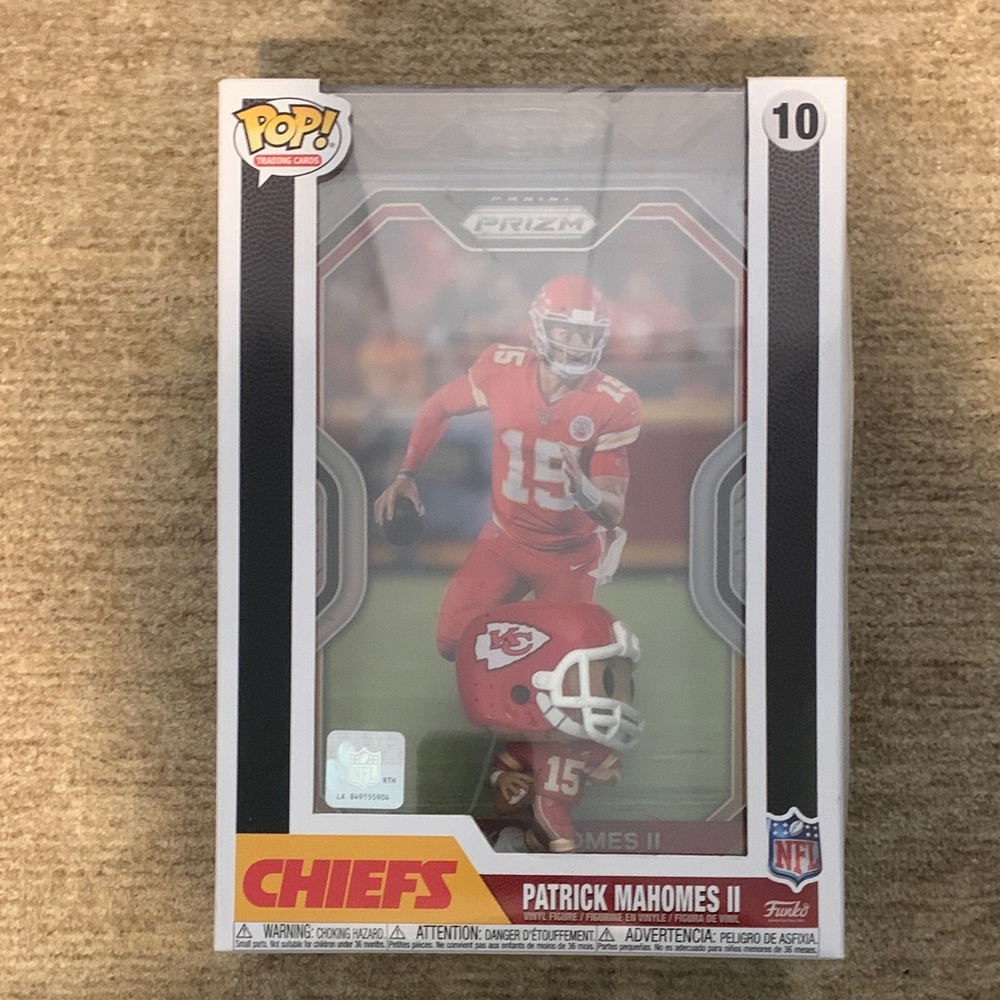 Funko Pop! NFL Kansas City Chiefs - Patrick Mahomes II #10 collectible